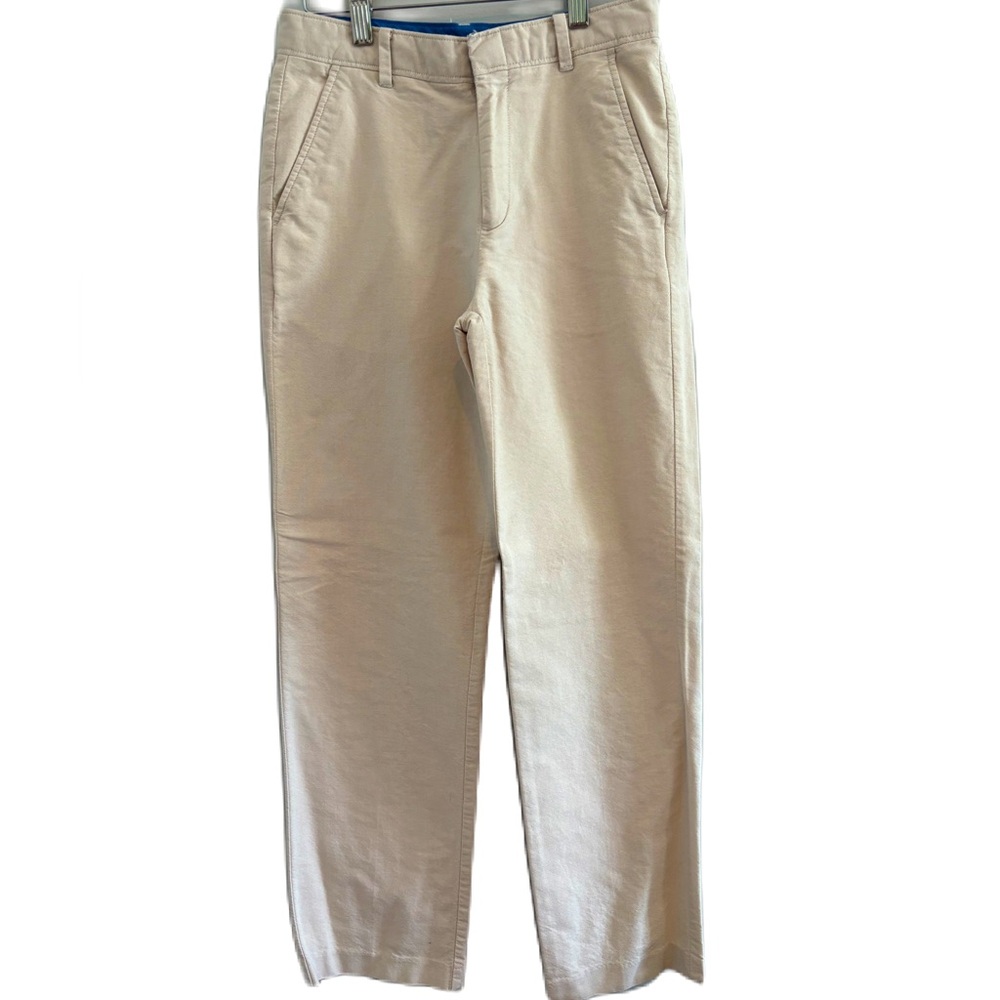 Izod Boys Size 14 Light Khaki Cotton Dress Pants